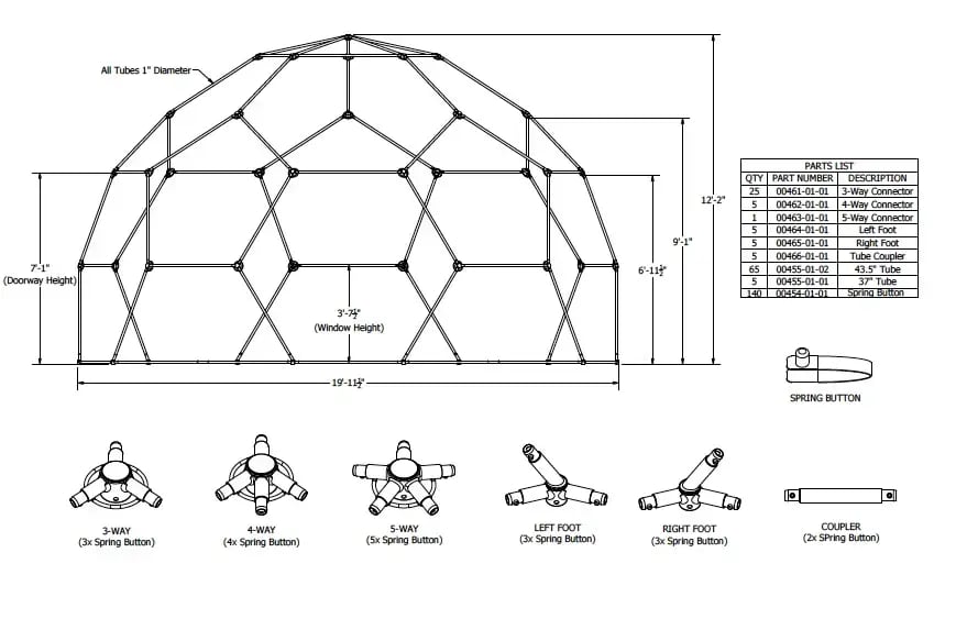 Custom Dome Tent | Tool-Free & Easy Setup | Made in USA
